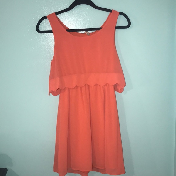 Red Camel Orange Dress - Picture 3 of 3